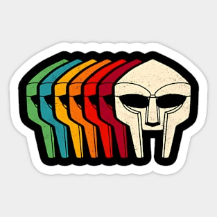 Retro MF Doom Sticker